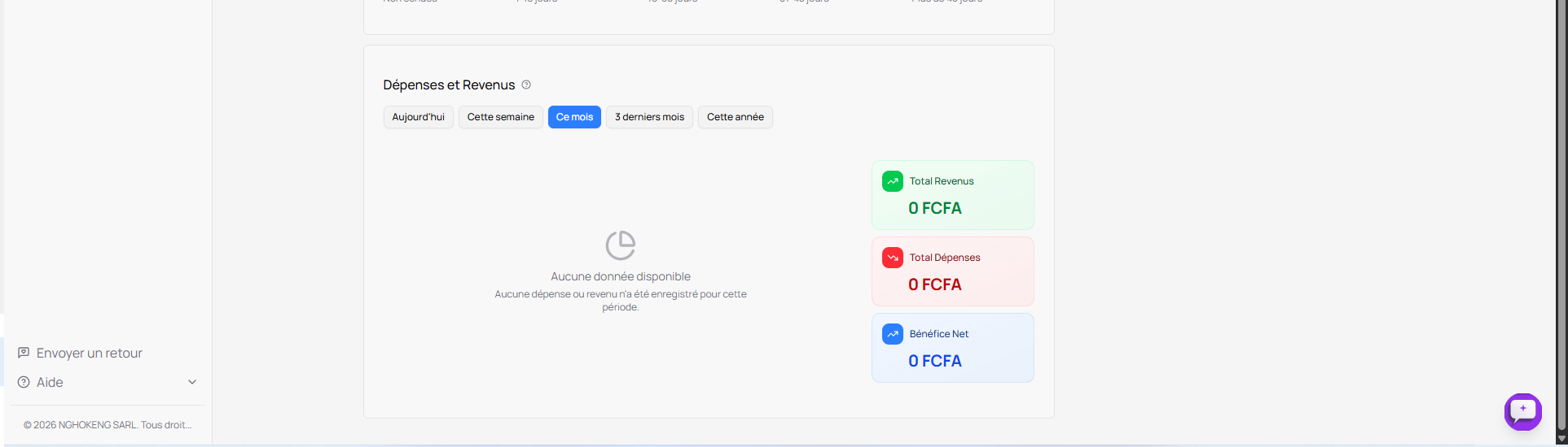 Expenses and Revenue